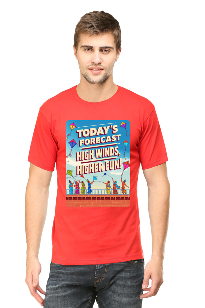 "Today's Forecast: High Wind, Higher Fun" T-Shirt