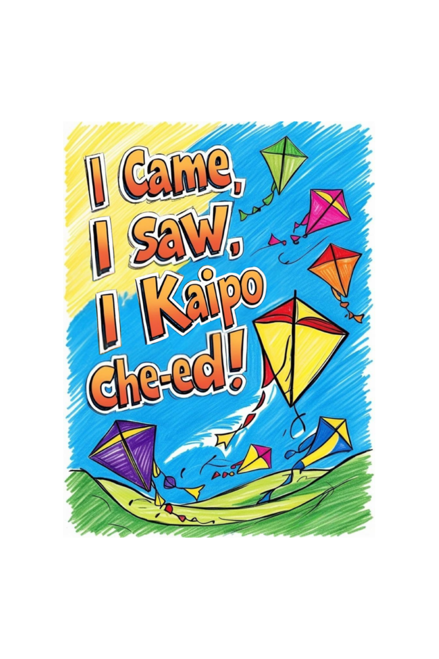 "I Came, I Saw, I Kaipo Che-ed!" Kids' T-Shirt