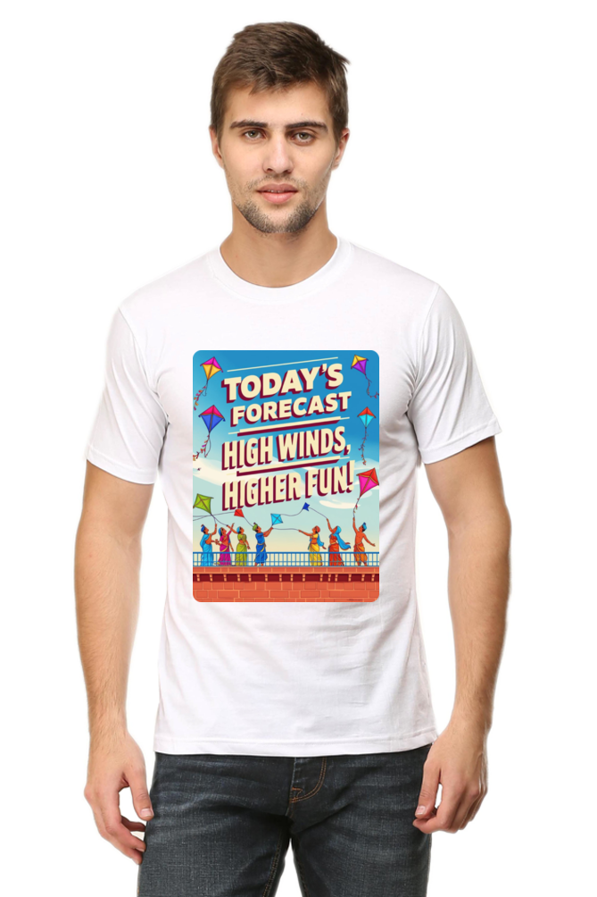 "Today's Forecast: High Wind, Higher Fun" T-Shirt