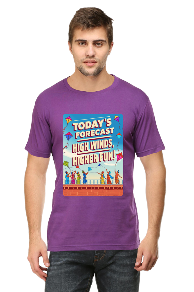 "Today's Forecast: High Wind, Higher Fun" T-Shirt