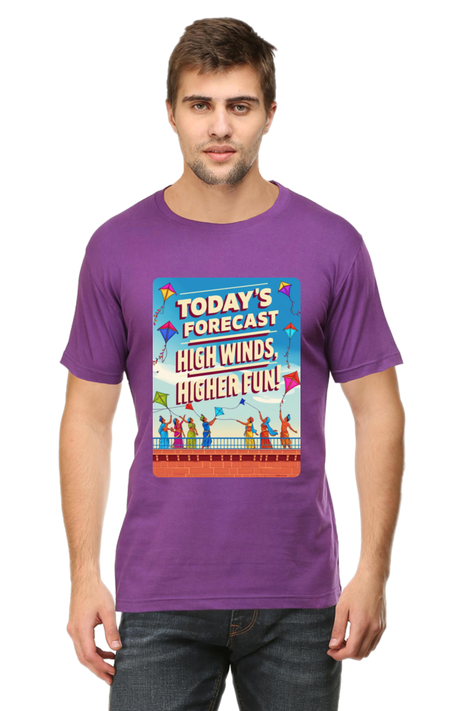 "Today's Forecast: High Wind, Higher Fun" T-Shirt