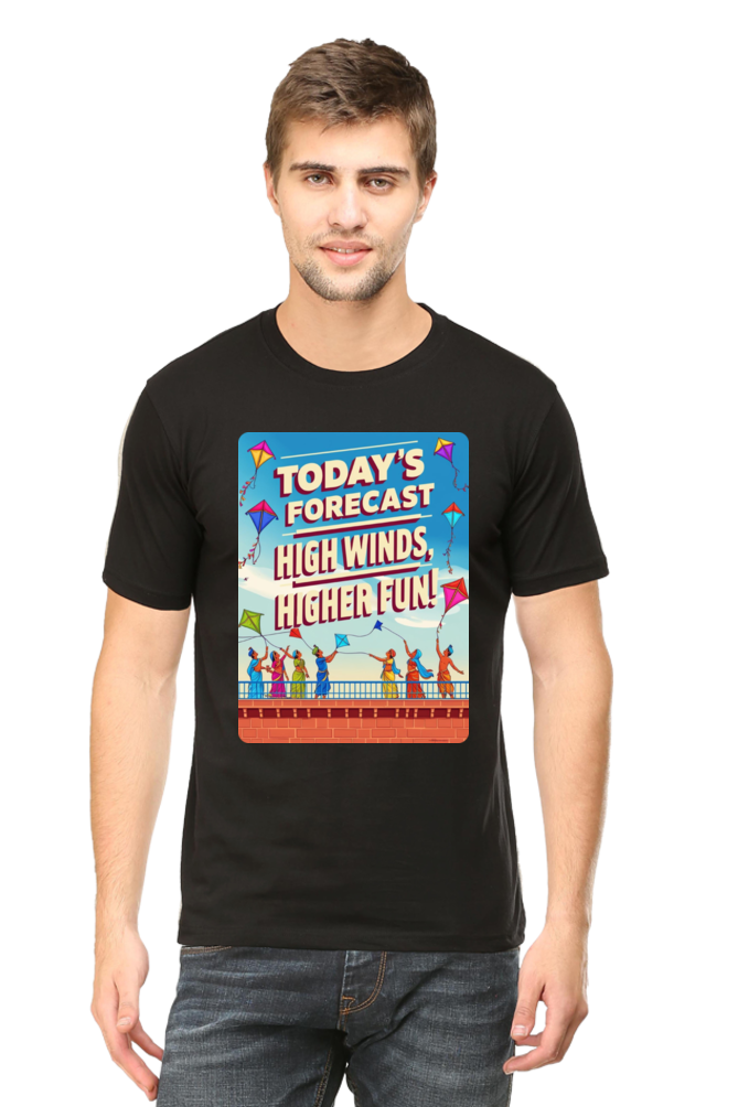 "Today's Forecast: High Wind, Higher Fun" T-Shirt