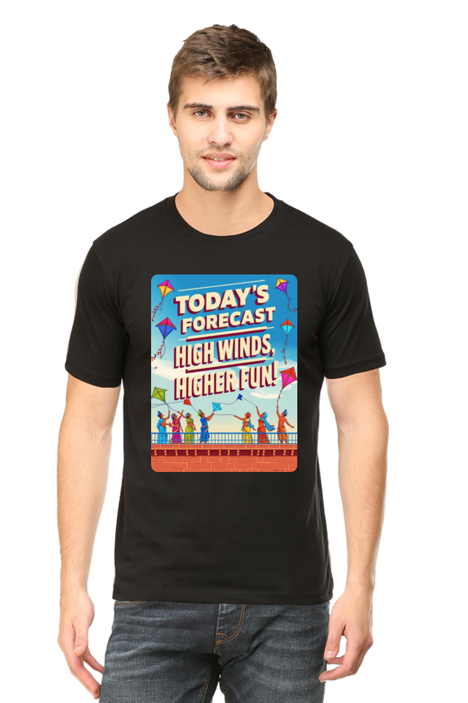 "Today's Forecast: High Wind, Higher Fun" T-Shirt