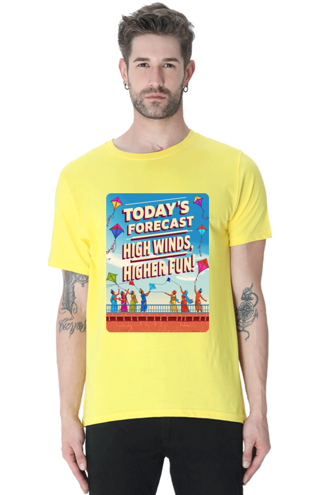 "Today's Forecast: High Wind, Higher Fun" T-Shirt