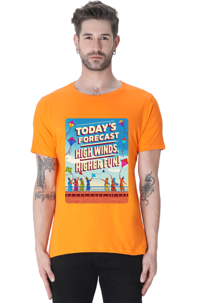 "Today's Forecast: High Wind, Higher Fun" T-Shirt