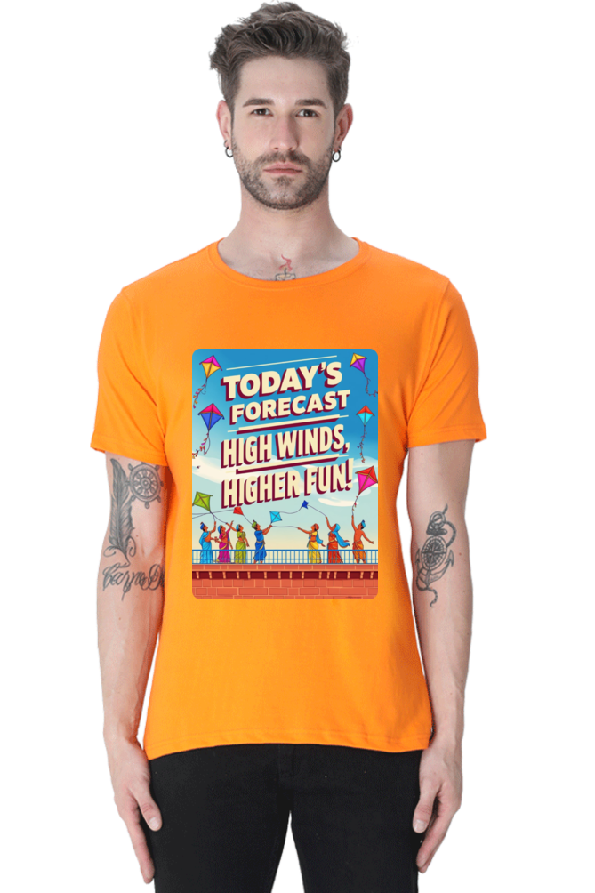 "Today's Forecast: High Wind, Higher Fun" T-Shirt