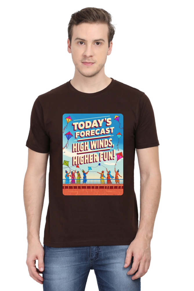 "Today's Forecast: High Wind, Higher Fun" T-Shirt