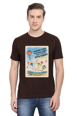 "Manjha Tight, Patang Light, Ready for the Kite Fight!" T-Shirt