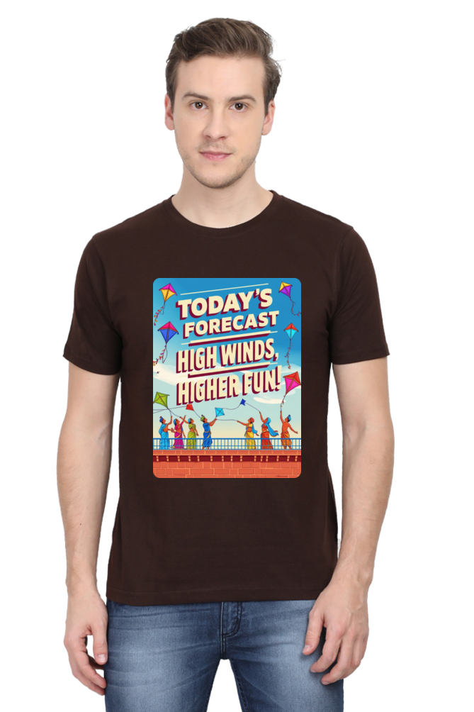 "Today's Forecast: High Wind, Higher Fun" T-Shirt