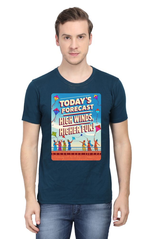"Today's Forecast: High Wind, Higher Fun" T-Shirt