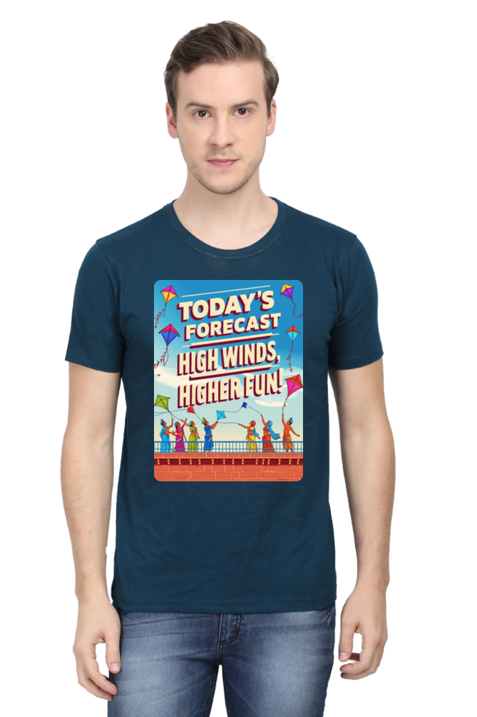 "Today's Forecast: High Wind, Higher Fun" T-Shirt