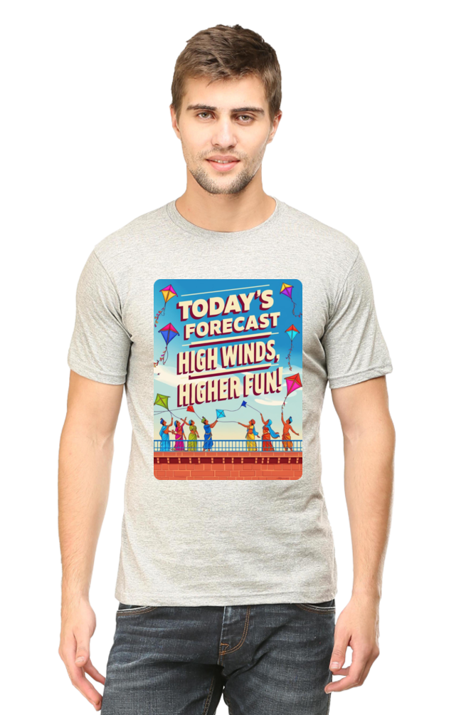 "Today's Forecast: High Wind, Higher Fun" T-Shirt