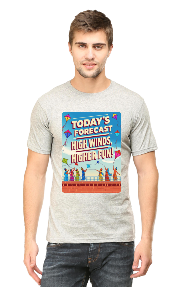 "Today's Forecast: High Wind, Higher Fun" T-Shirt