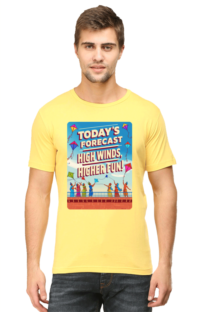 "Today's Forecast: High Wind, Higher Fun" T-Shirt