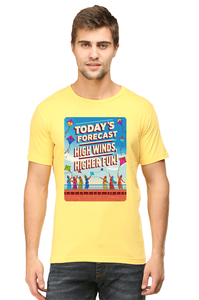 "Today's Forecast: High Wind, Higher Fun" T-Shirt