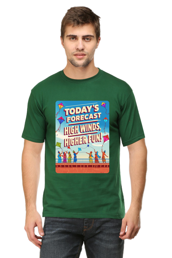 "Today's Forecast: High Wind, Higher Fun" T-Shirt