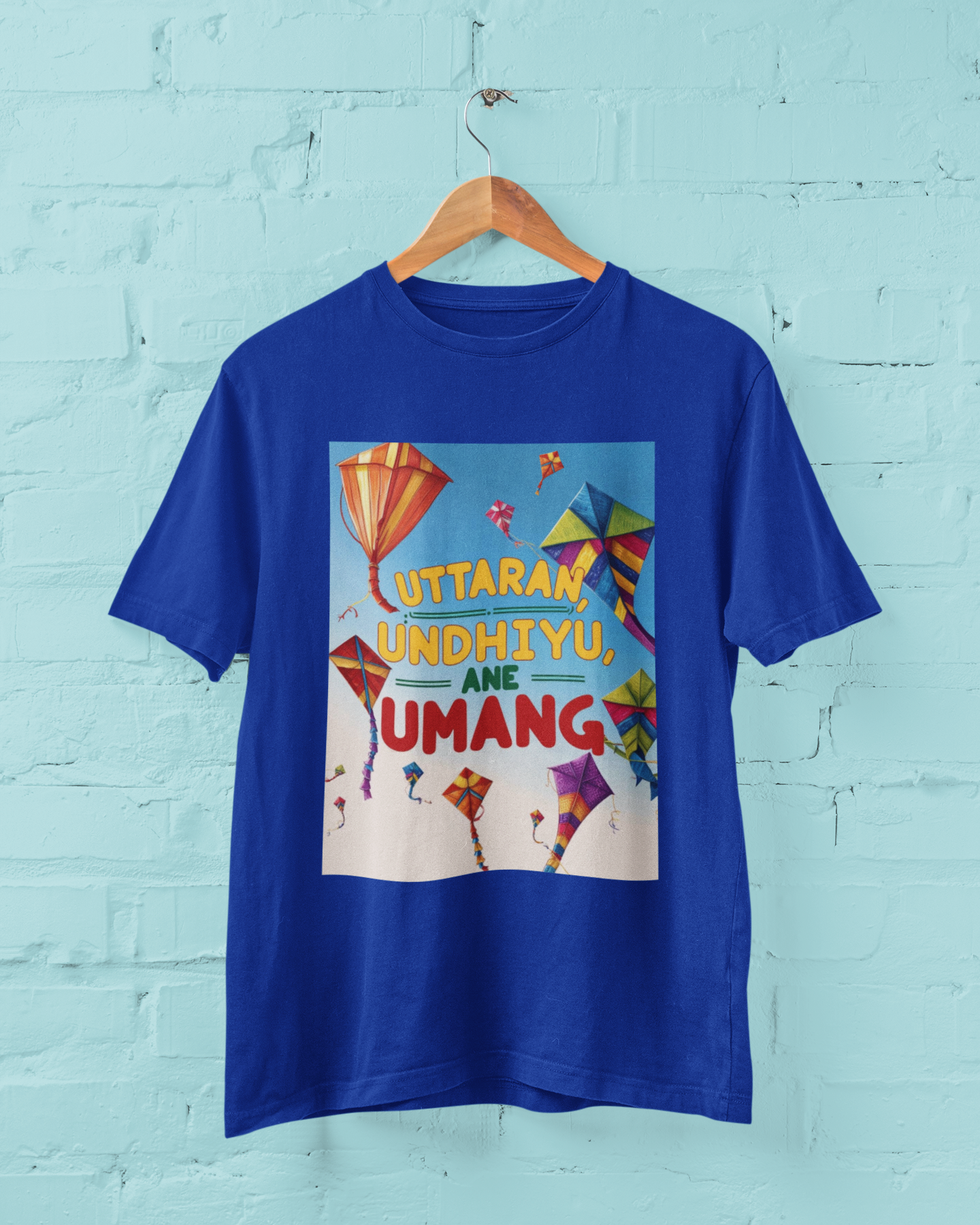 "Uttaran, Undhiyu ane Umang" T-Shirt