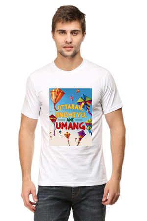 "Uttaran, Undhiyu ane Umang" T-Shirt