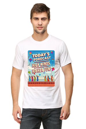 "Today's Forecast: High Wind, Higher Fun" T-Shirt