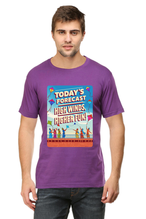 "Today's Forecast: High Wind, Higher Fun" T-Shirt