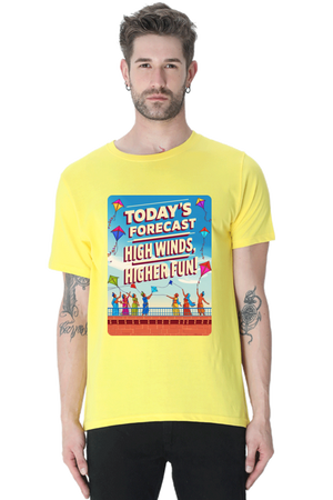 "Today's Forecast: High Wind, Higher Fun" T-Shirt