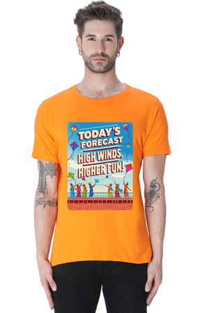 "Today's Forecast: High Wind, Higher Fun" T-Shirt