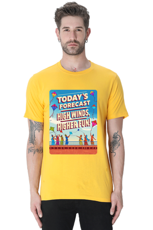 "Today's Forecast: High Wind, Higher Fun" T-Shirt