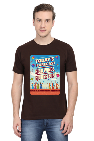 "Today's Forecast: High Wind, Higher Fun" T-Shirt