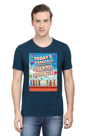 "Today's Forecast: High Wind, Higher Fun" T-Shirt