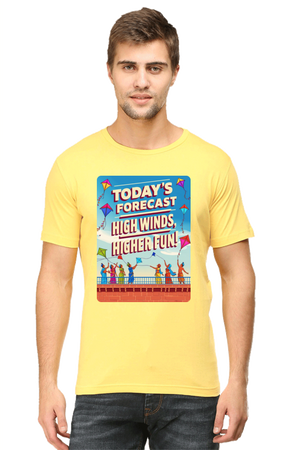 "Today's Forecast: High Wind, Higher Fun" T-Shirt